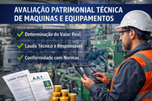 Avaliação Patrimonial Técnica de Máquinas e Equipamentos
