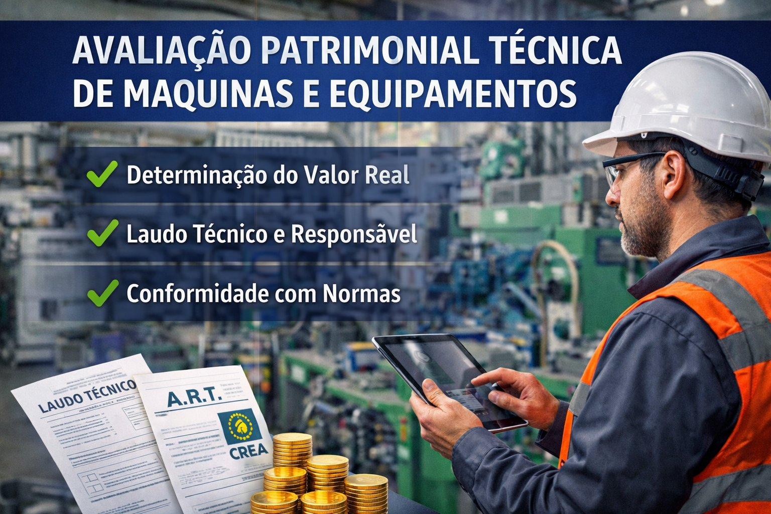 Avaliação Patrimonial Técnica de Máquinas e Equipamentos